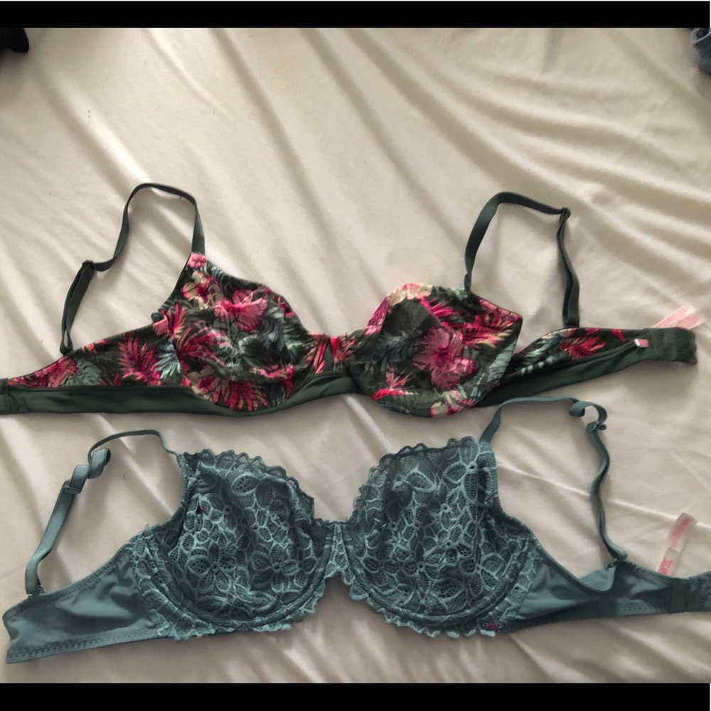 Victoria Secret PINK padless underwire bra 36DD